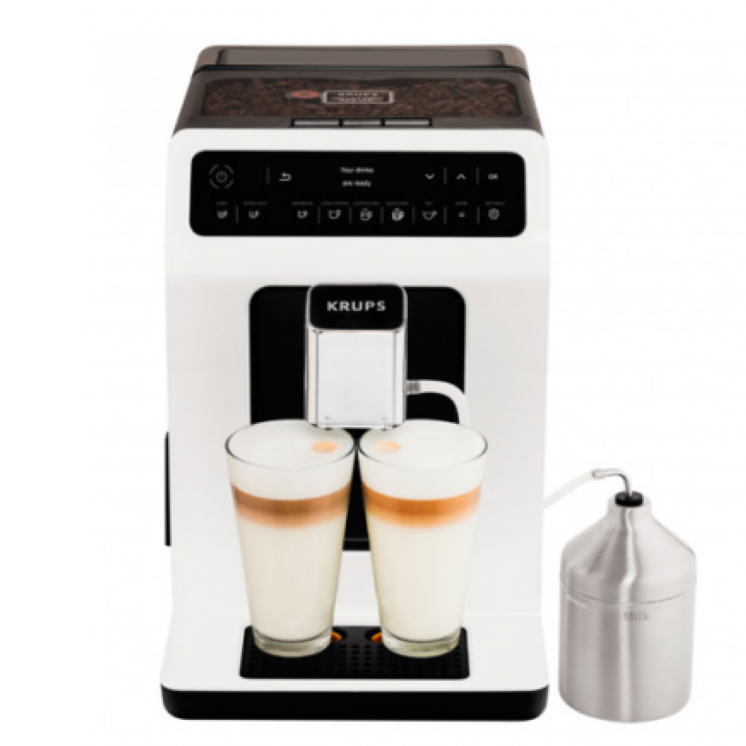 Автоматическая кофемашина Krups EVIDENCE EA891110, цвет белый