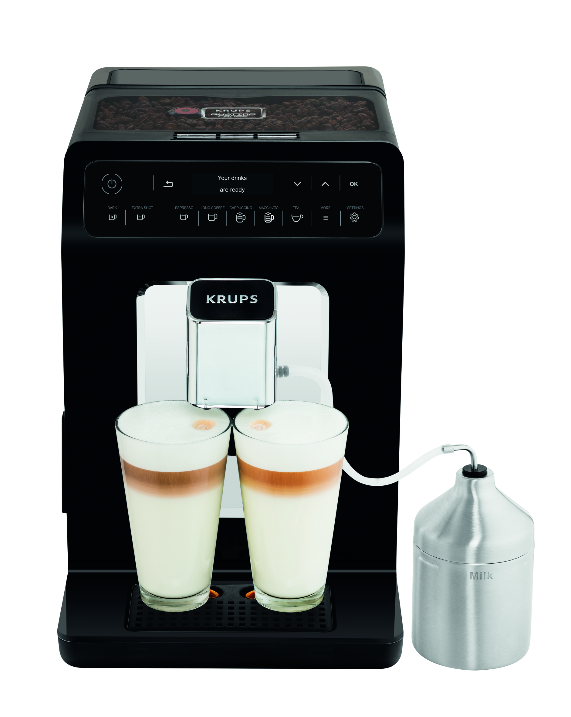 Автоматическая кофемашина Krups EVIDENCE EA891810, цвет черный - фото 1