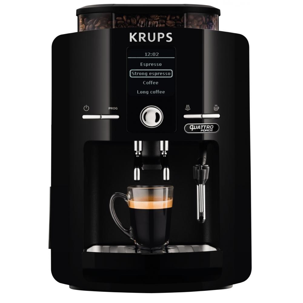 Автоматическая кофемашина Krups ESPRESSERIA EA82F010, цвет черный - фото 1