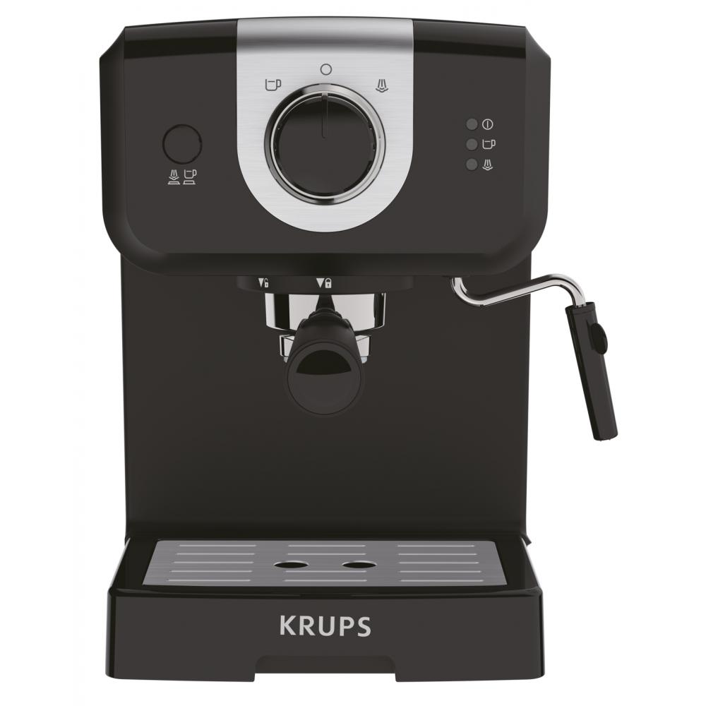 Рожковая кофеварка Krups OPIO XP320830, цвет черный - фото 1