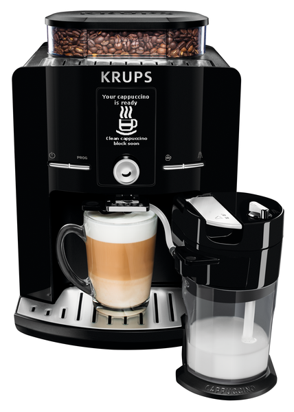 Автоматическая кофемашина Krups Espresseria EA829810, цвет черный - фото 1